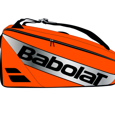 Babolat RH Pro Juan Lebron 2nd Gen Padel Racket Bag- Orange/Black