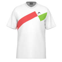 HEAD Mens TopSpin Print Vision T-shirt - Grapefruit