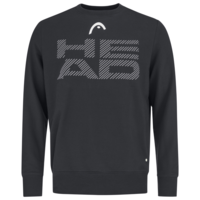 HEAD Mens Rally Sweatshirt - Black