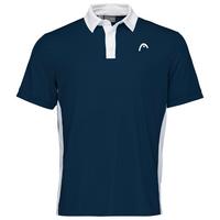 Head Mens Slice Polo Shirt - Dark Blue/White