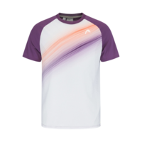 Head Mens Performance Tee - Purple/White