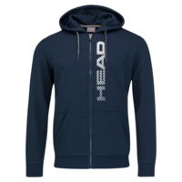 HEAD Mens Club Flynn Zip Hoodie - Dark Blue