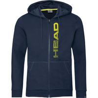 Head Mens Club Fynn Full-Zip Hoodie - Dark Blue/Yellow