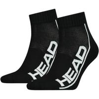 Head Performance Quarter Socks (2 Pairs) - Black/White