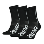 HEAD Performance Short Crew Socks (3 Pairs) - Black/White