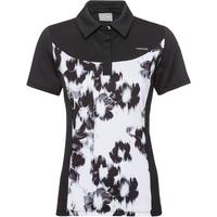 HEAD Womens Performance Polo Shirt - Black/White
