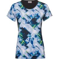 HEAD Womens Mia T-Shirt - Sky Blue/Black