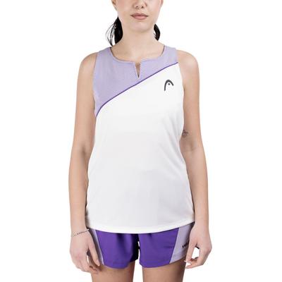 HEAD Womens Spirit Tank Top - White/Purple