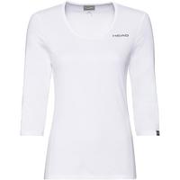 Head Womens Club Tech 3/4 Sleeve Shirt - White