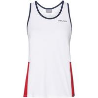 Head Womens Club Tank Top - White/Red