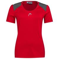 HEAD Womens Club Tech Tee - Red
