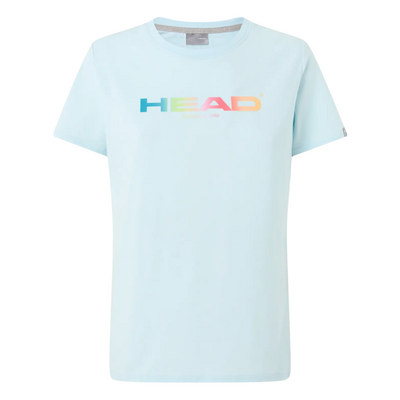 HEAD Womens Rainbow T-Shirt - Light Blue
