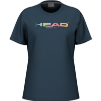 HEAD Womens Rainbow T-Shirt (2025) - Navy