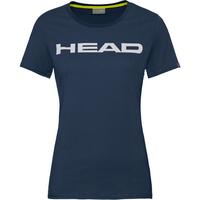 HEAD Womens Lucy T-Shirt - Dark Blue/White