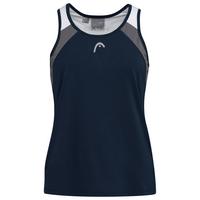 HEAD Womens Club Tank Top - Dark Blue/White