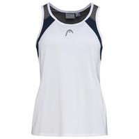 HEAD Womens Club Tank Top - White/Dark Blue
