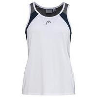 Head Womens Club Tank Top - White/Dark Blue