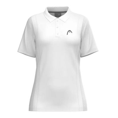 HEAD Womens Club Tech Polo - White