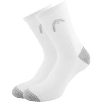 Head Kids Performance Crew Socks (2 Pairs) - White/Grey