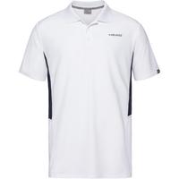 Head Boys Club Tech Polo Shirt - White/Dark Blue