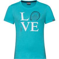 Head Girls Love T-Shirt - Aqua