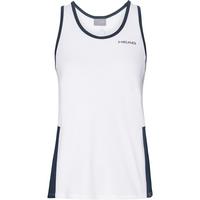 Head Girls Club Tank Top - White/Dark Blue