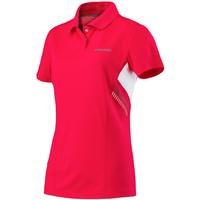 HEAD Girls Club Technical Polo - Red
