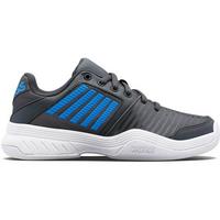 K-Swiss Kids Court Express Carpet Tennis Shoes - Black/Blue