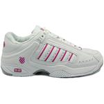 K-Swiss Womens Defier RS Tennis Shoes - White/Pink