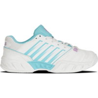 K-Swiss Womens Bigshot Light 4 Tennis Shoes - Brilliant White/Angel Blue/Sheer Lilac
