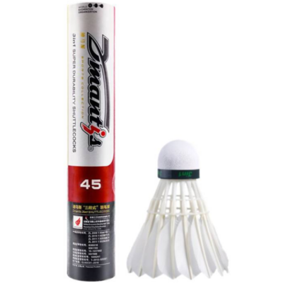 Ashaway Dmantis D45 Hybrid Badminton Shuttlecocks (1 Dozen)
