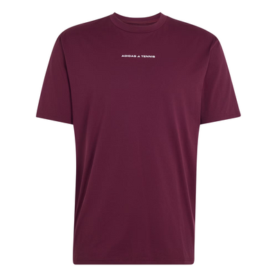 Adidas Mens Tennis T-Shirt - Maroon