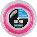 Yonex BG80 200m Badminton String Reel - Neon Pink