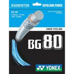 Yonex BG80 Badminton String Set - Sky Blue
