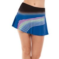 Lucky in Love Womens Neon Lights Skirt - Black/Blue