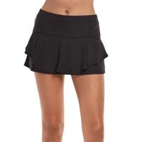 Lucky in Love Womens Flip Skirt - Charcoal