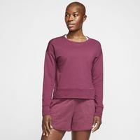 Nike Womens Yoga Long Sleeved Top - Crimson