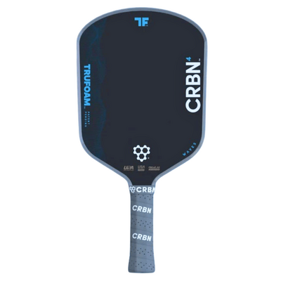 CRBN TruFoam Waves 14mm (Hybrid/Aero Curve) Pickleball Paddle - Grey/Black
