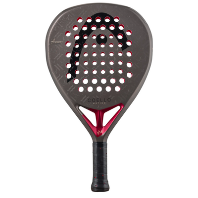 HEAD Coello Motion Padel Racket 2026 - Black/Red