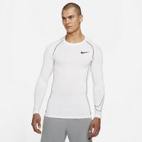 Nike Mens Tight Fit Long Sleeve Top - White