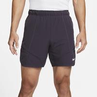 Nike Mens Dri-FIT Advantage 7 Inch Tennis Shorts - Cave Purple/White