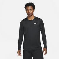 Nike Mens Advantage Half-Zip Long Sleeve Top - Black