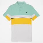 Lacoste Mens Tennis Polo T-Shirt - Green/Yellow