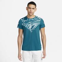 Nike Mens Dri-FIT Slam T-Shirt - Green Abyss/White