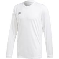 Adidas Mens T19 Long Sleeve Jersey - White