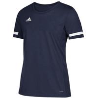 Adidas Boys T19 Jersey Tennis Tee - Navy