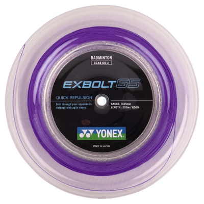 Yonex Exbolt 65 200m Badminton String Reel - Purple