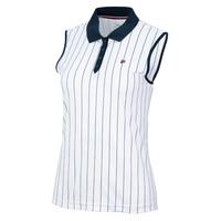 Fila Womens Pia Sleeveless Tennis Polo - White