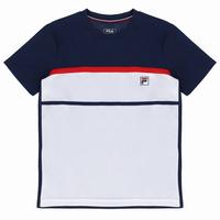 Fila Kids Heritage Steve T-Shirt - Peacoat/White
