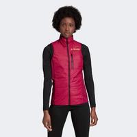 Adidas Womens Helionic Down Vest - Power Berry
